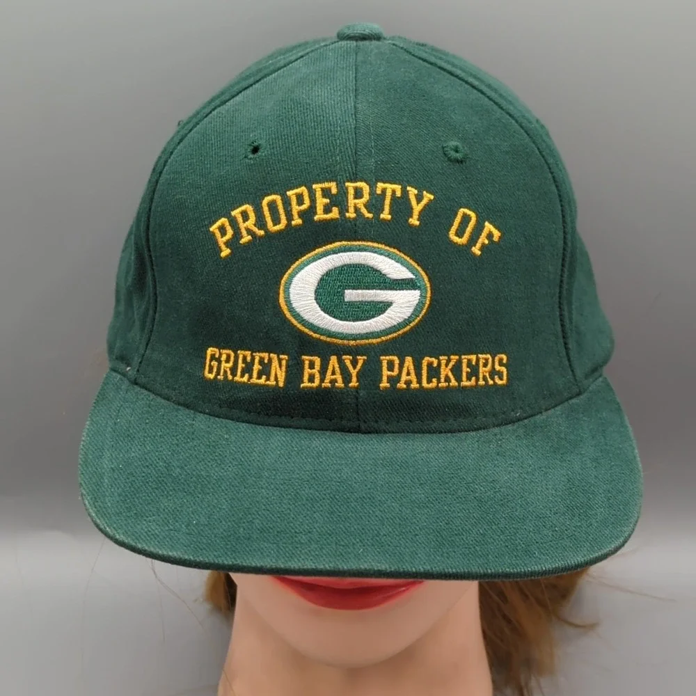 Vintage Property Of Green Bay Packers Hat Cap Champion PRO LINE Rare NFL